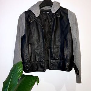 Faux Leather Jacket